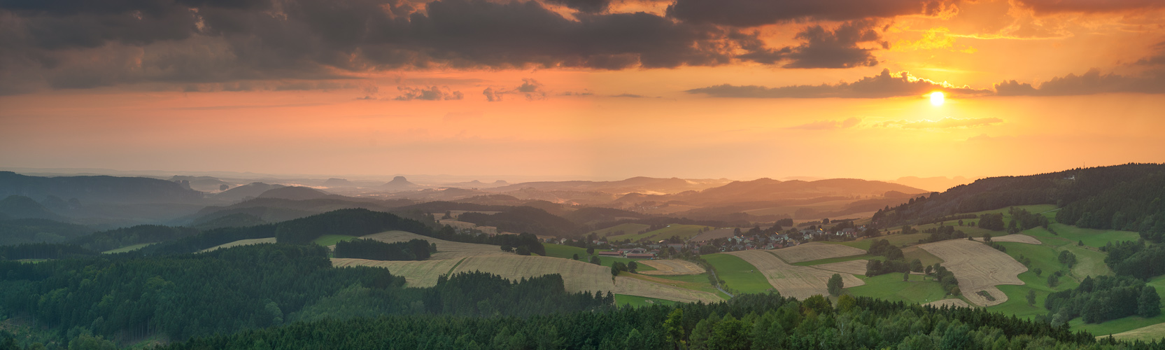 Abendstimmung nach einem Gewitter