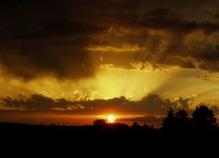 Abendstimmung nach einem Gewitter