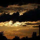 Abendstimmung nach kurzem heftigen Gewitter