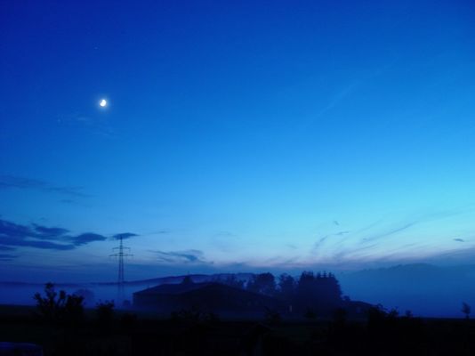 abendstimmung nach regen