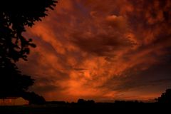 Abendstimmung nach Starkregen