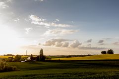 Abendstimmung Nummer zwei bei Homberg (Ratingen)