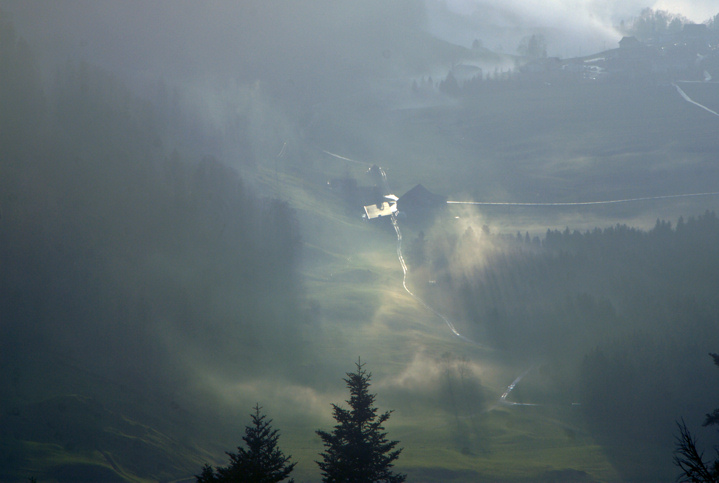 Abendstimmung Obbürgen CH