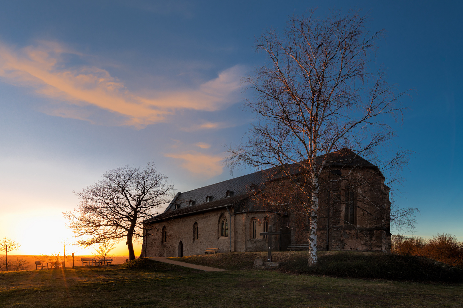 Abendstimmung oberhalb der Mosel