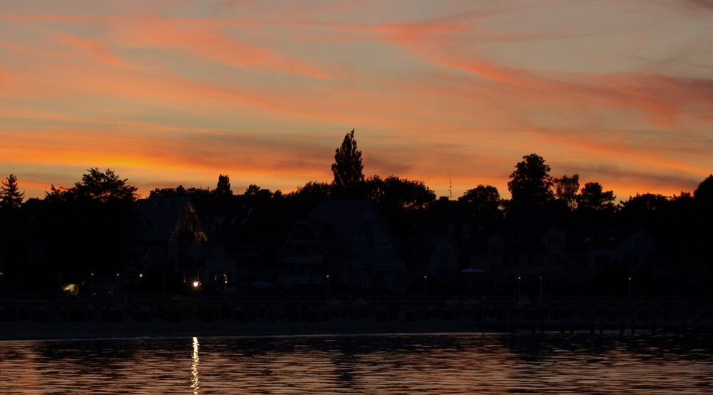 Abendstimmung - ohne Geländer ;-)