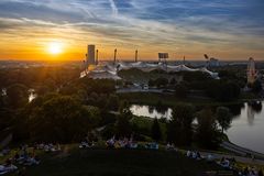 Abendstimmung Olympiapark München