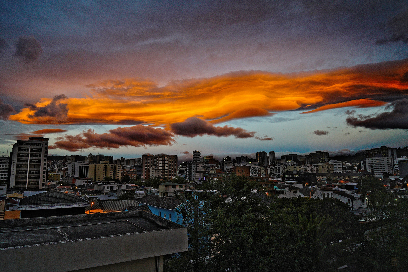 Abendstimmung Quito