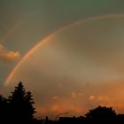 Abendstimmung / Regenbogen