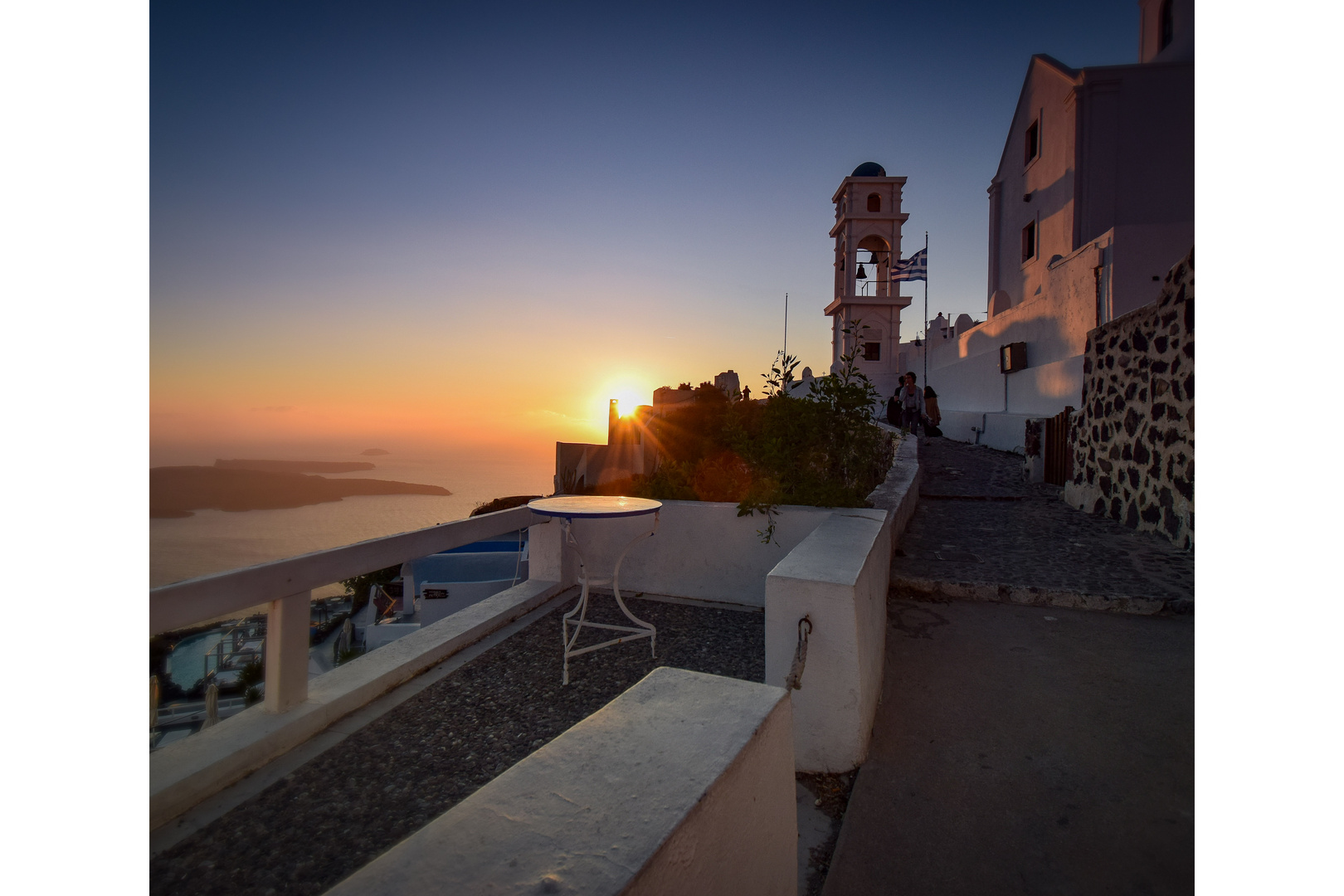 Abendstimmung Santorini