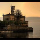 ...Abendstimmung - Schloss Montfort am Bodensee in Langenargen...