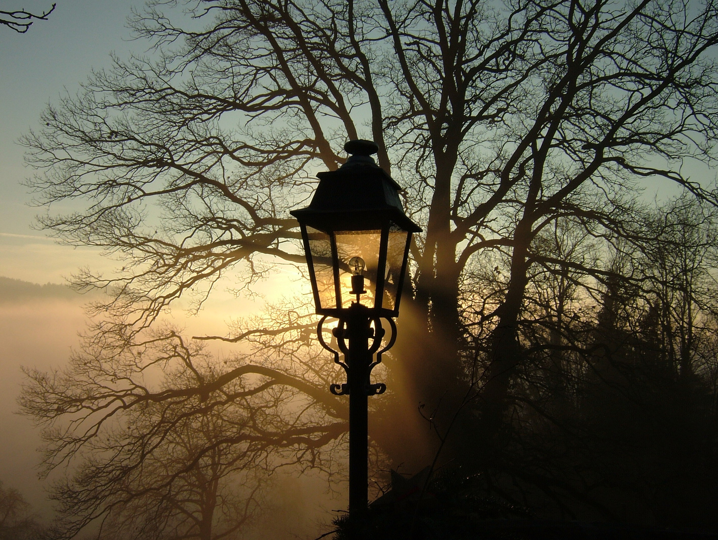 Abendstimmung Schloss Oberberg in Gossau SG