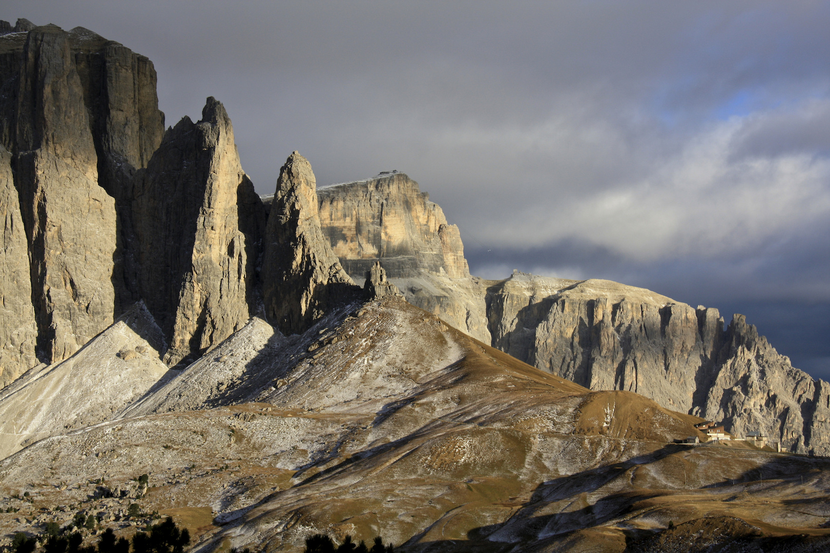 Abendstimmung Sella Joch