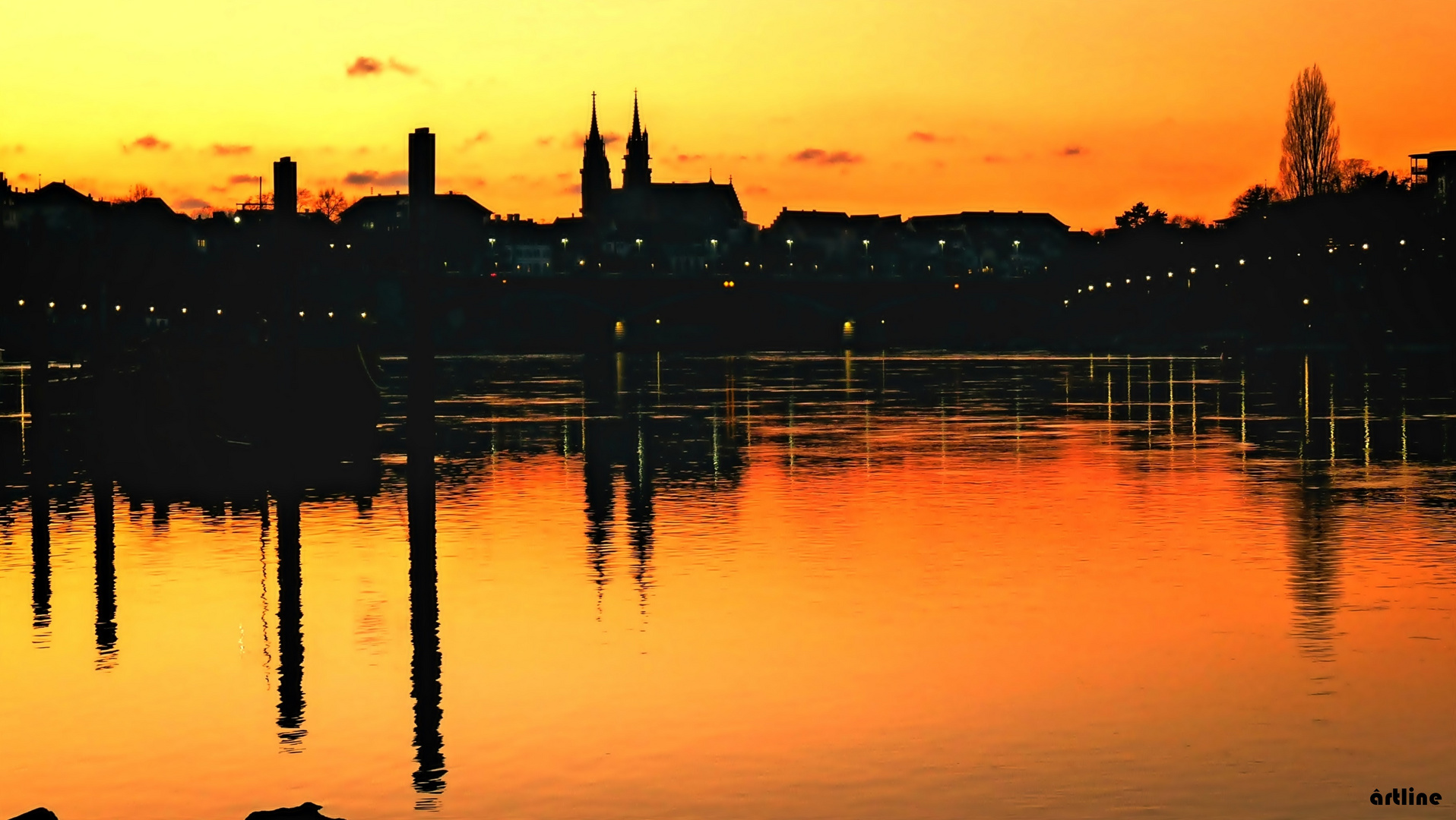 Abendstimmung - sich auf dem Fluss treiben lassen