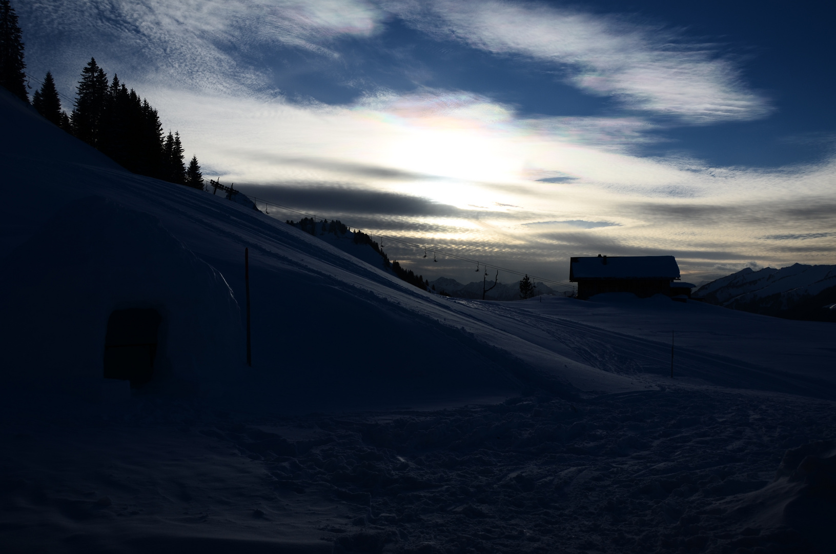 Abendstimmung Sonntag Stein