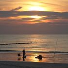 Abendstimmung Strand Domburg