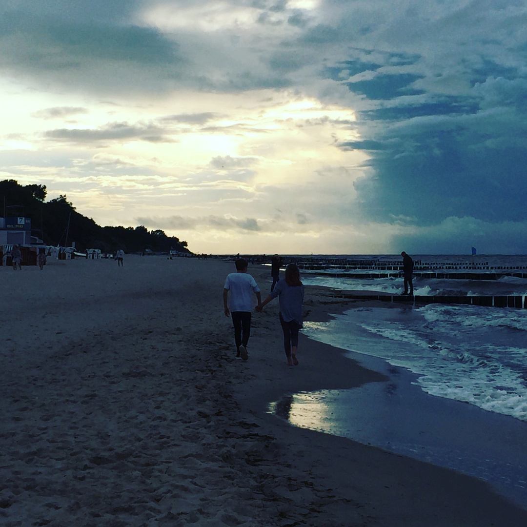 Abendstimmung Strand Kühlungsborn