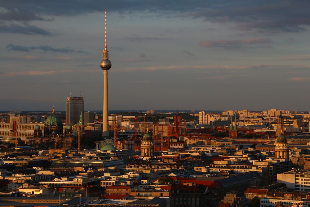 Abendstimmung über Berlin