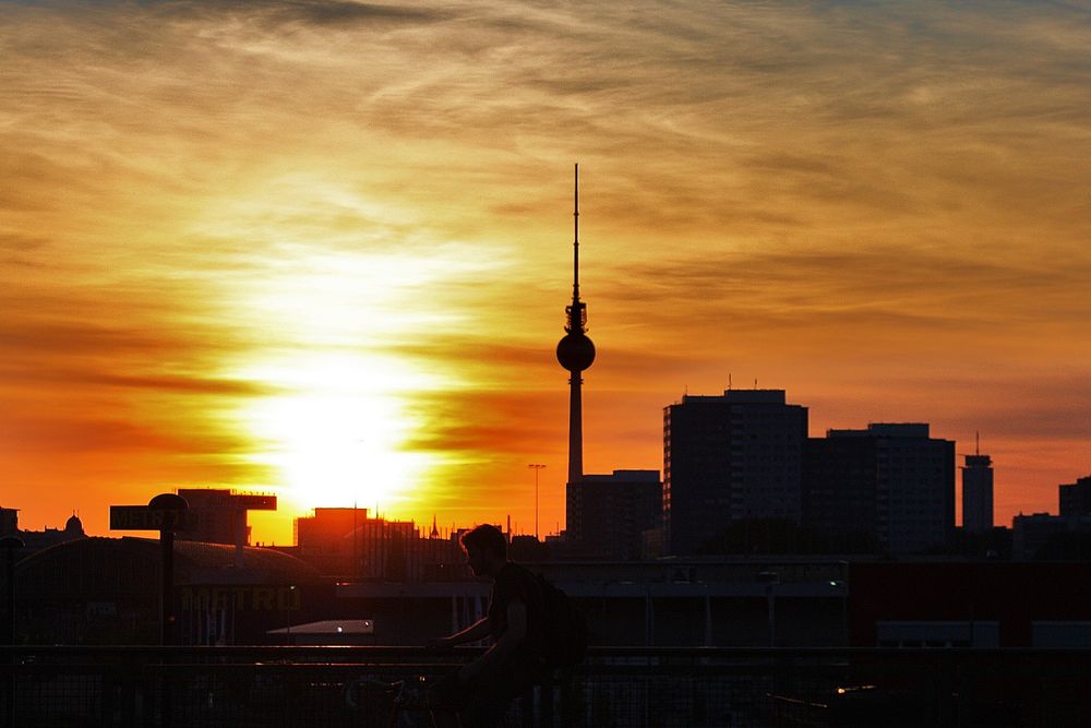 Abendstimmung über Berlin