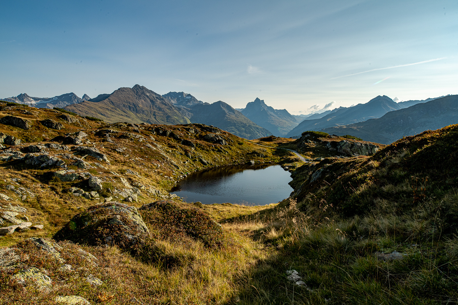 abendstimmung über dem arlberg