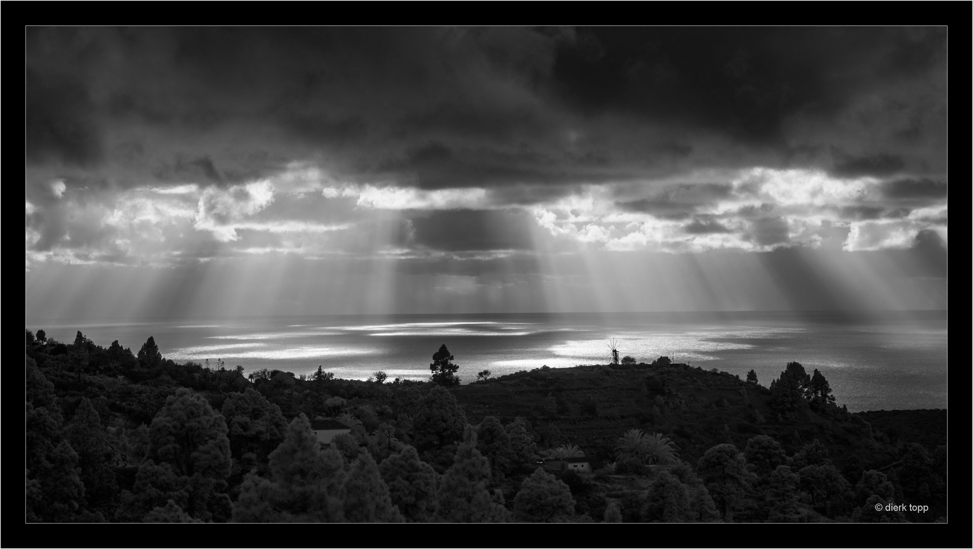 Abendstimmung über dem Atlantik, La Palma, Kanarische Inseln