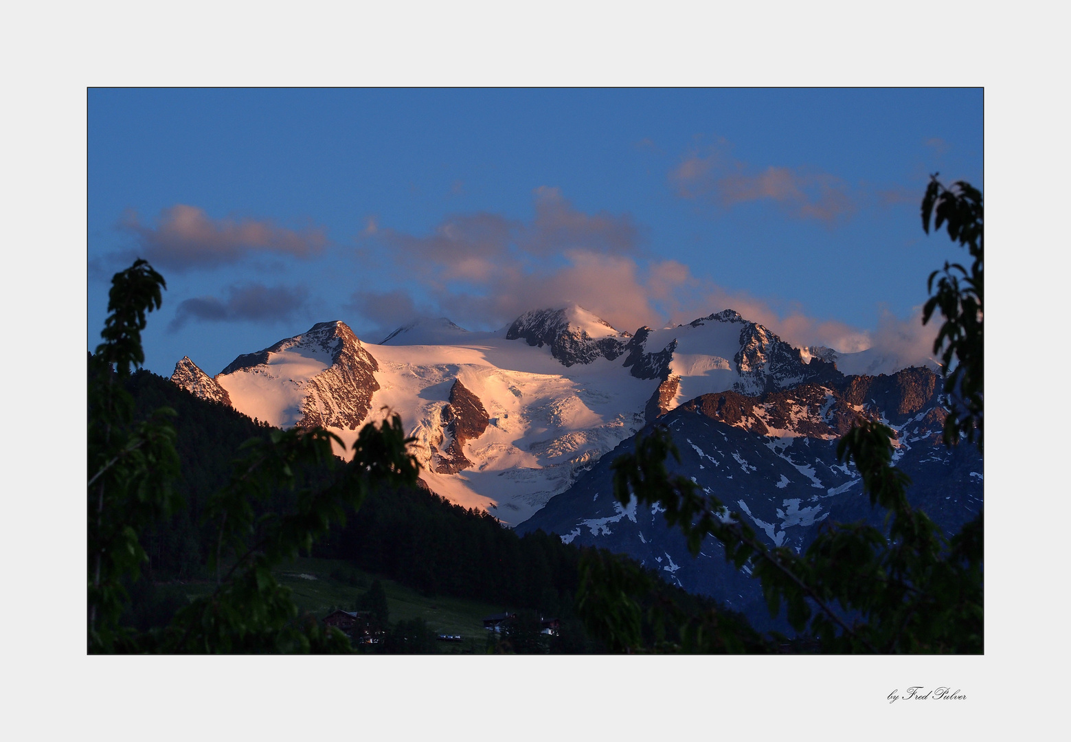 Abendstimmung über dem Balfrin / Wallis