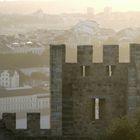 Abendstimmung über dem Castelo de Sao Jorge