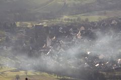 Abendstimmung über dem Eggener Tal (Südschwarzwald)