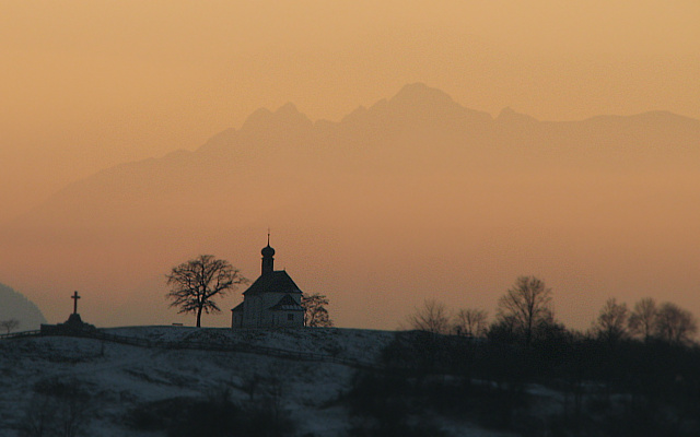 Abendstimmung über dem Inntal bei Kirchbichl