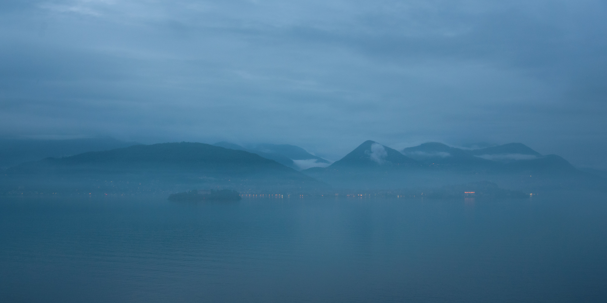 Abendstimmung über dem Lago Maggiore