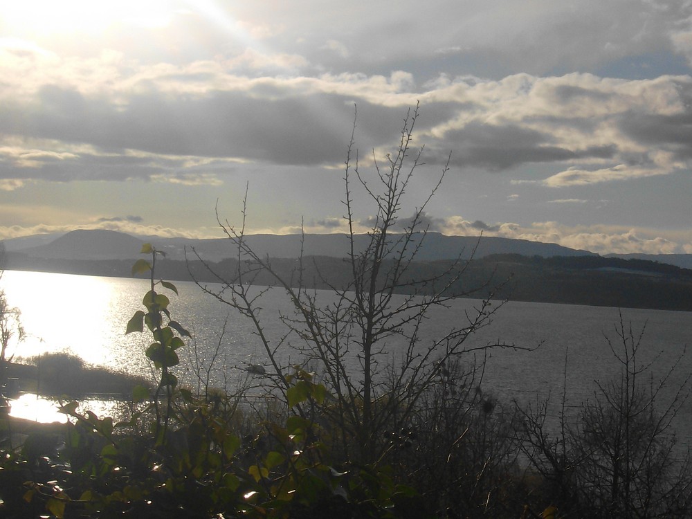 Abendstimmung über dem Murtensee