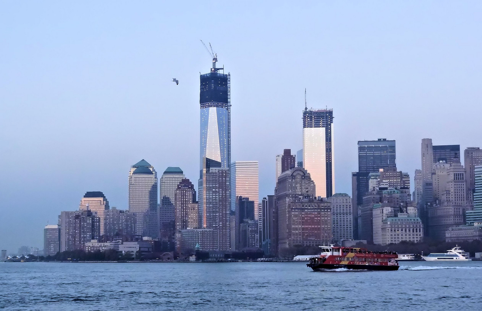 abendstimmung über dem new yorker finanzviertel 2