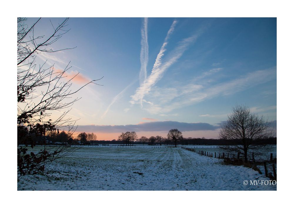 Abendstimmung über dem nördlichen Ruhrgebiet