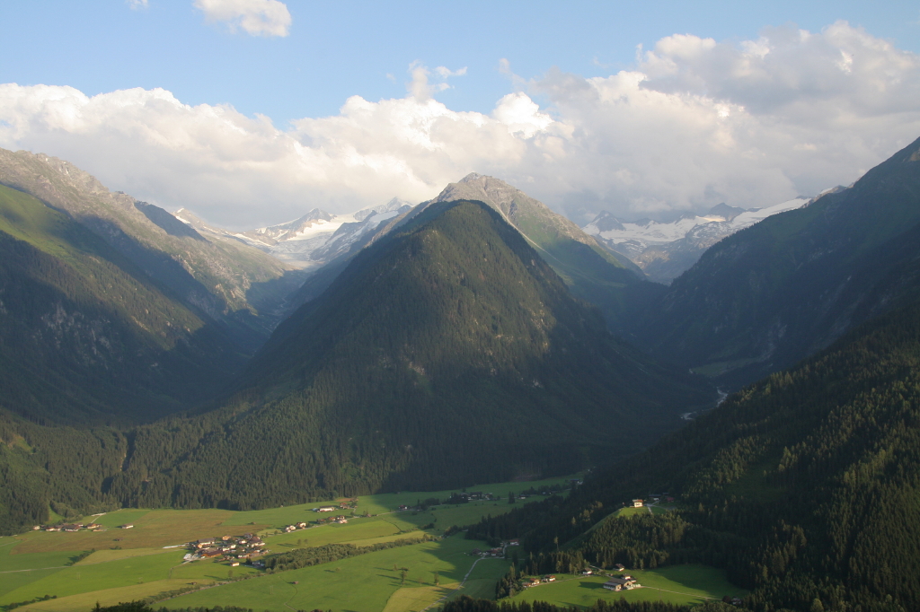 Abendstimmung über dem Pinzgau