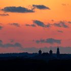 Abendstimmung über dem Rathaus