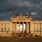 Abendstimmung über dem Reichstag