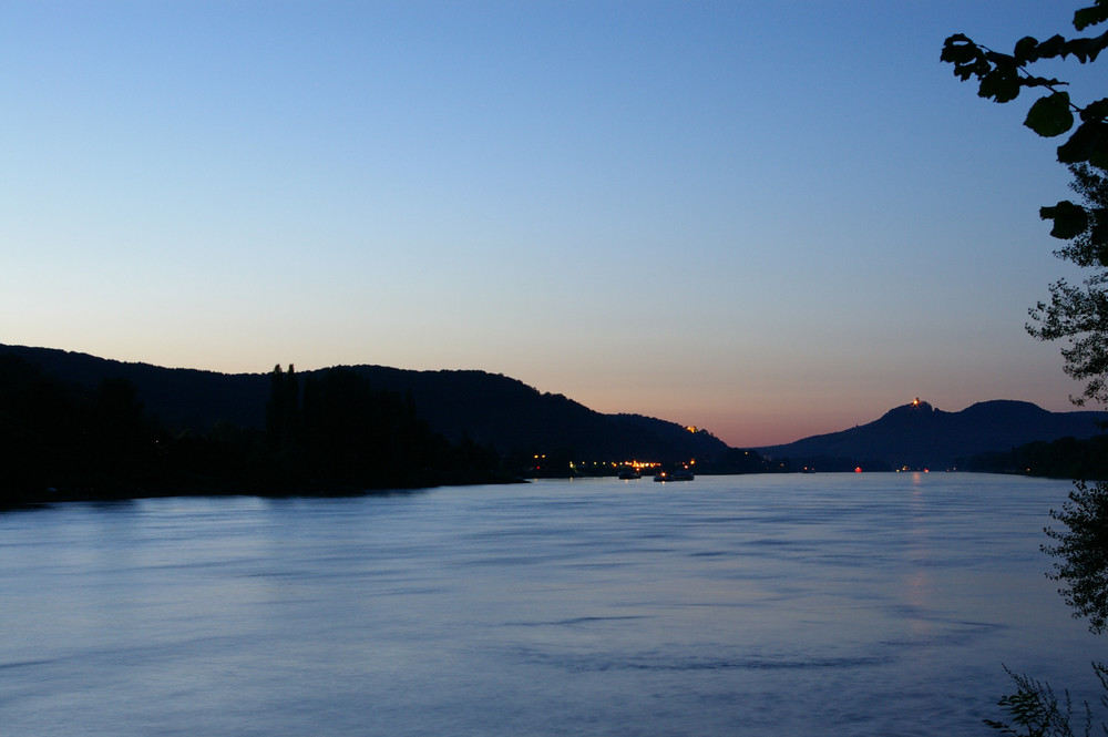 Abendstimmung über dem Strom