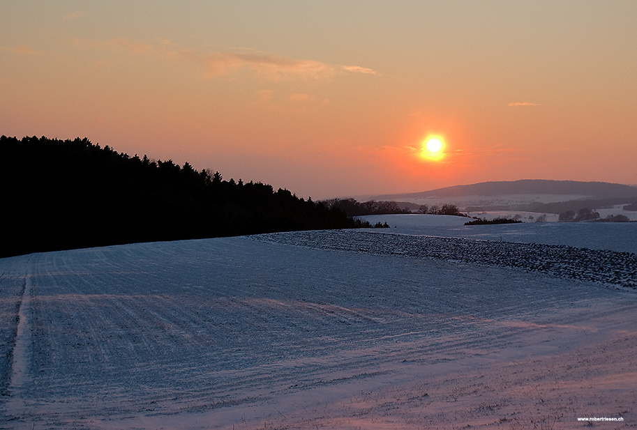 Abendstimmung über dem Südschwarzwald