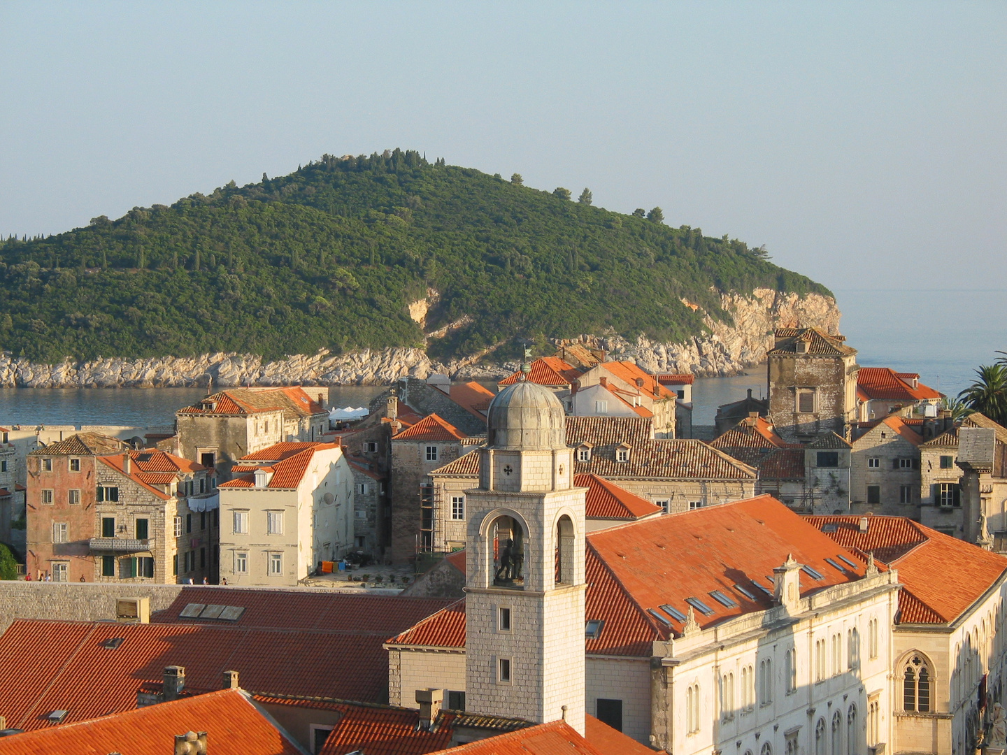 Abendstimmung über den Dächern von Dubrovnik