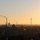 Abendstimmung über den Dächern von Nürnberg