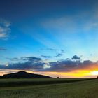 Abendstimmung über den Feldern