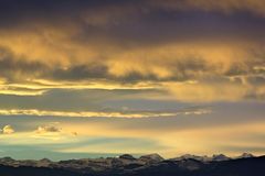 Abendstimmung über den Glarner Alpen