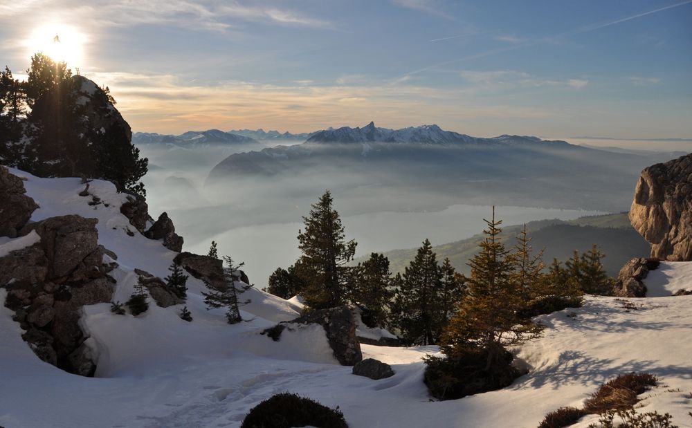 Abendstimmung über den Thunersee