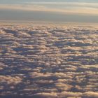 Abendstimmung über den Wolken