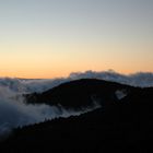 Abendstimmung über den Wolken