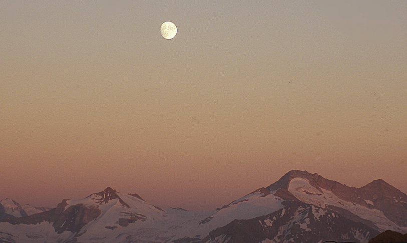 Abendstimmung über den Zillertaler Alpen