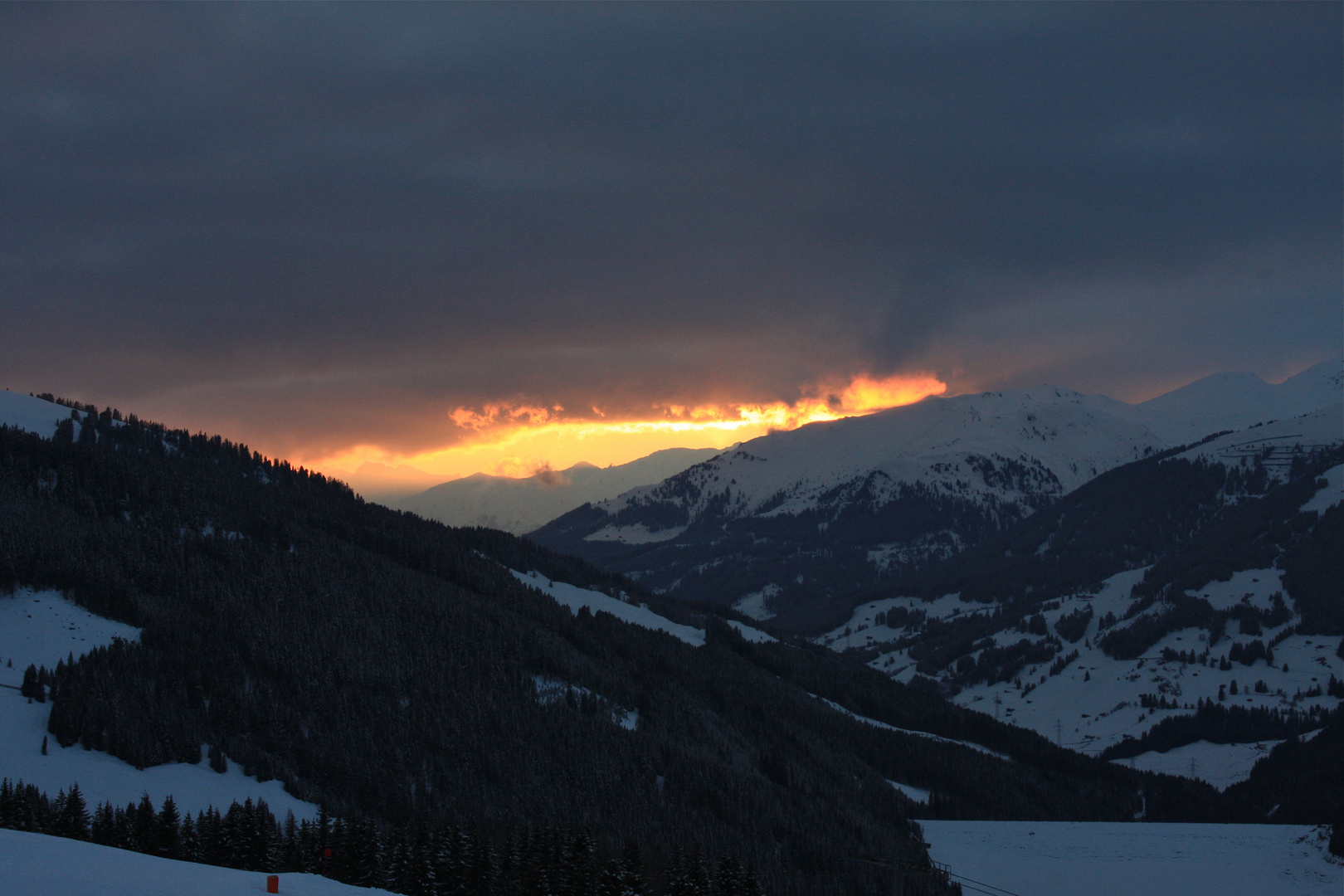 Abendstimmung über den Zillertaler Alpen II