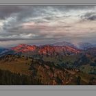 Abendstimmung über der Nagelfluhkette