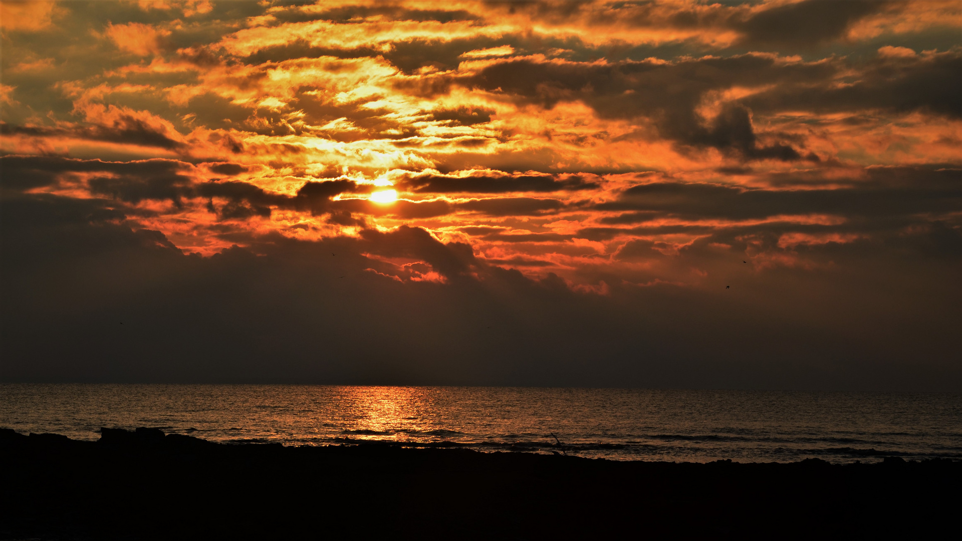 Abendstimmung  über der Ostsee....