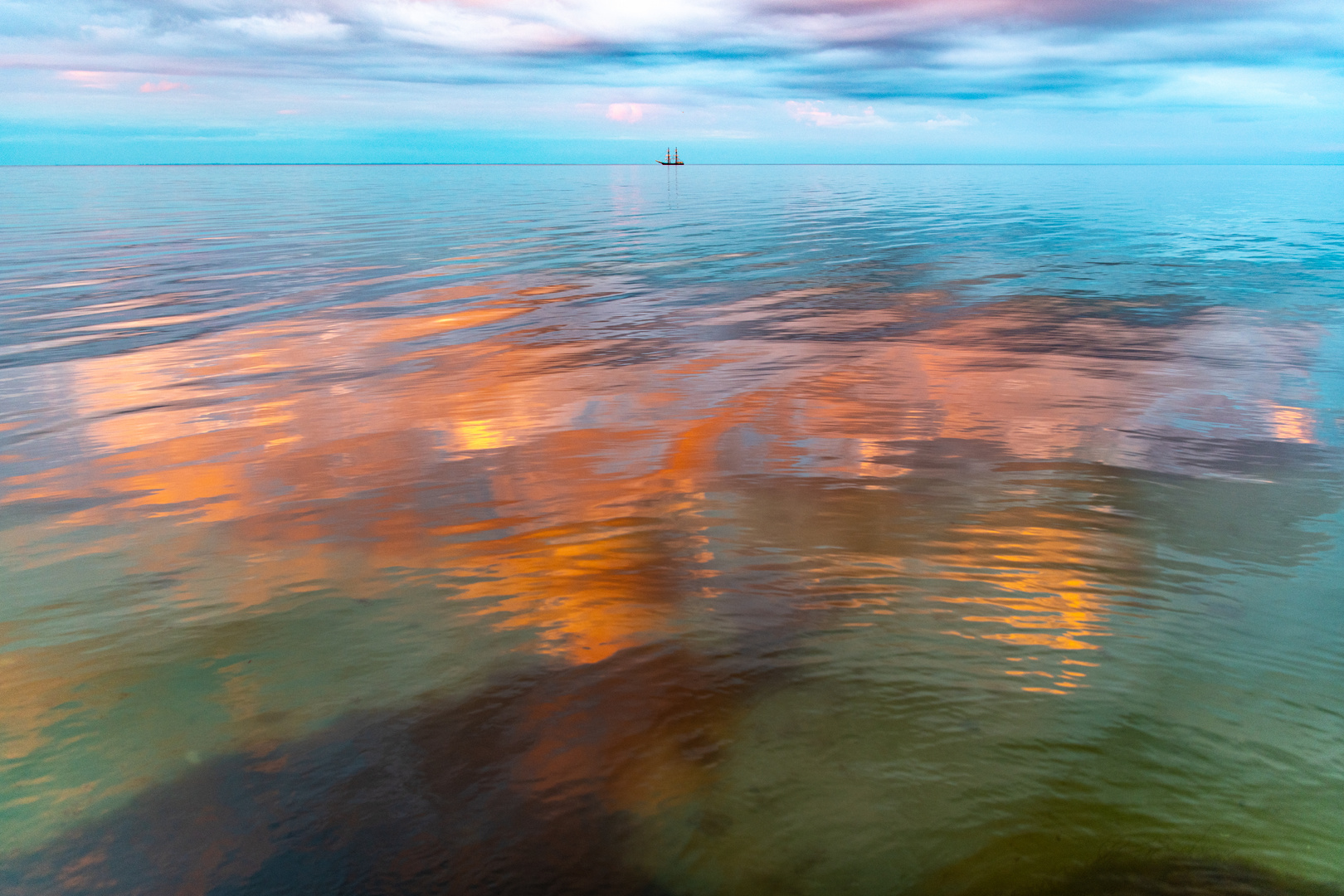 Abendstimmung über der Ostsee