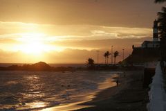 Abendstimmung über Farrol da Barra (Salvador)